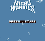 Micro Maniacs Title Screen